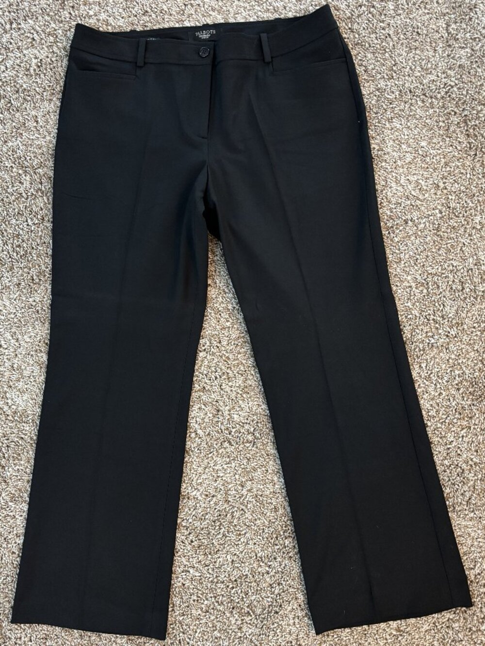 Talbot's signature black trousers for women.  Sz 14P.  New with tags.